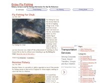 Tablet Screenshot of enjoy-fly-fishing.co.uk